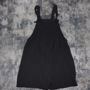 Black Apron-Like Romper